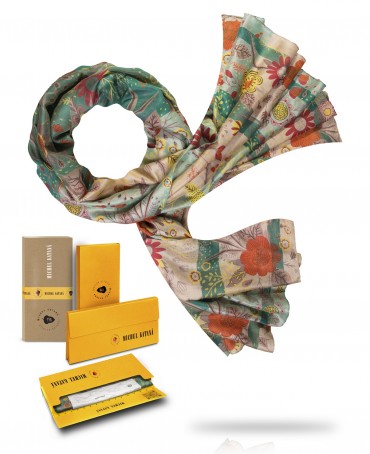 Палантин Женский SN40-FL.DE.FEE/PECHE